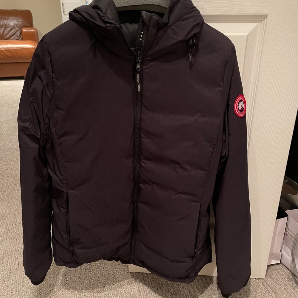 only worn about 2-3 times and a year old!! no tears or rips and  original jacket